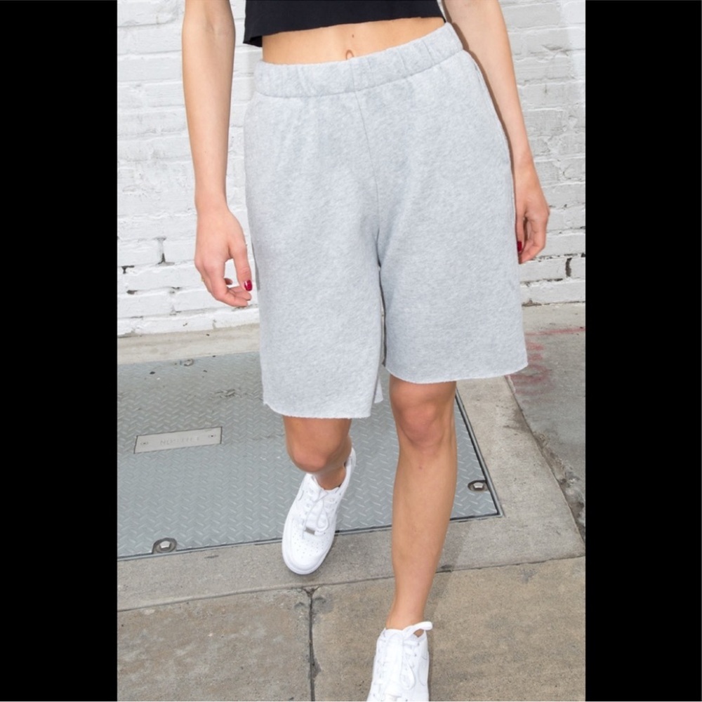 Brandy Melville gray Rosa sweatshorts